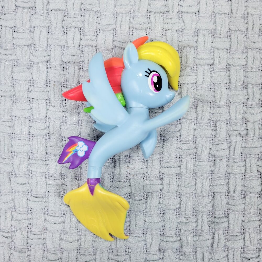 My Little Pony G4 Seapony Lot Rainbow Dash Twilight Sparkle Princess Skystar - Picture 3 of 8
